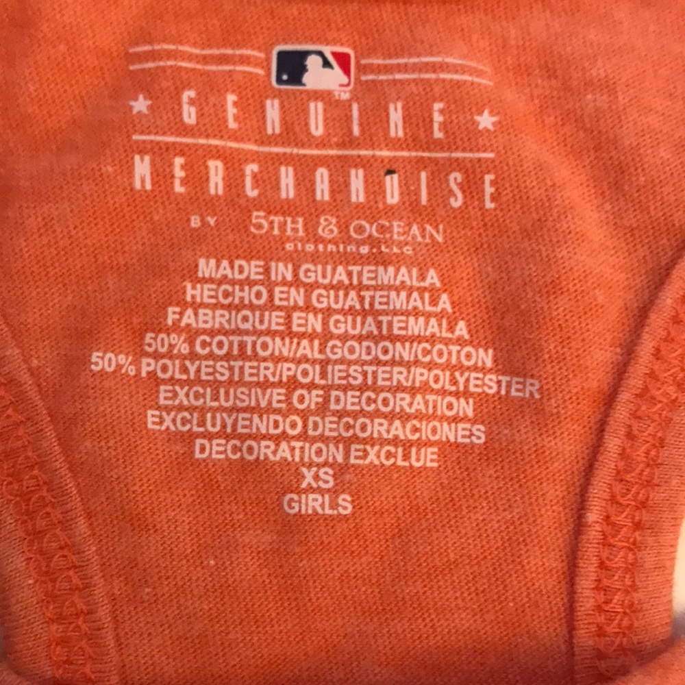 Sweetest little SF Giants shirt size XSmall - Picture 3 of 3